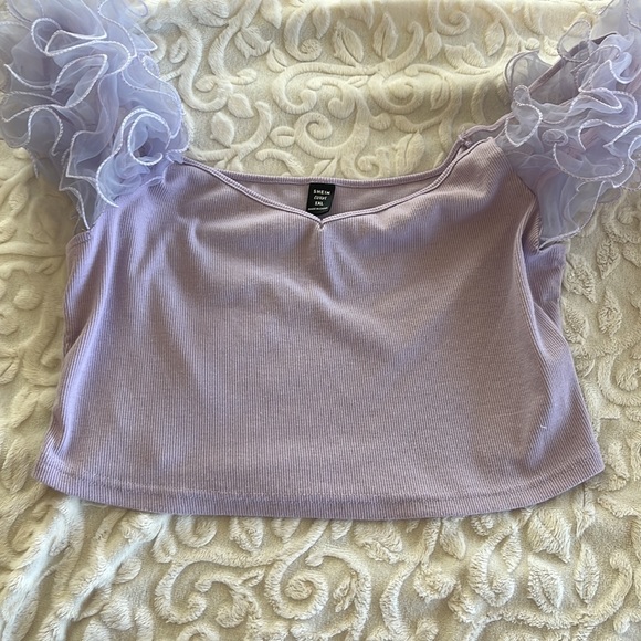 “Lavender haze” curve top - Picture 2 of 6